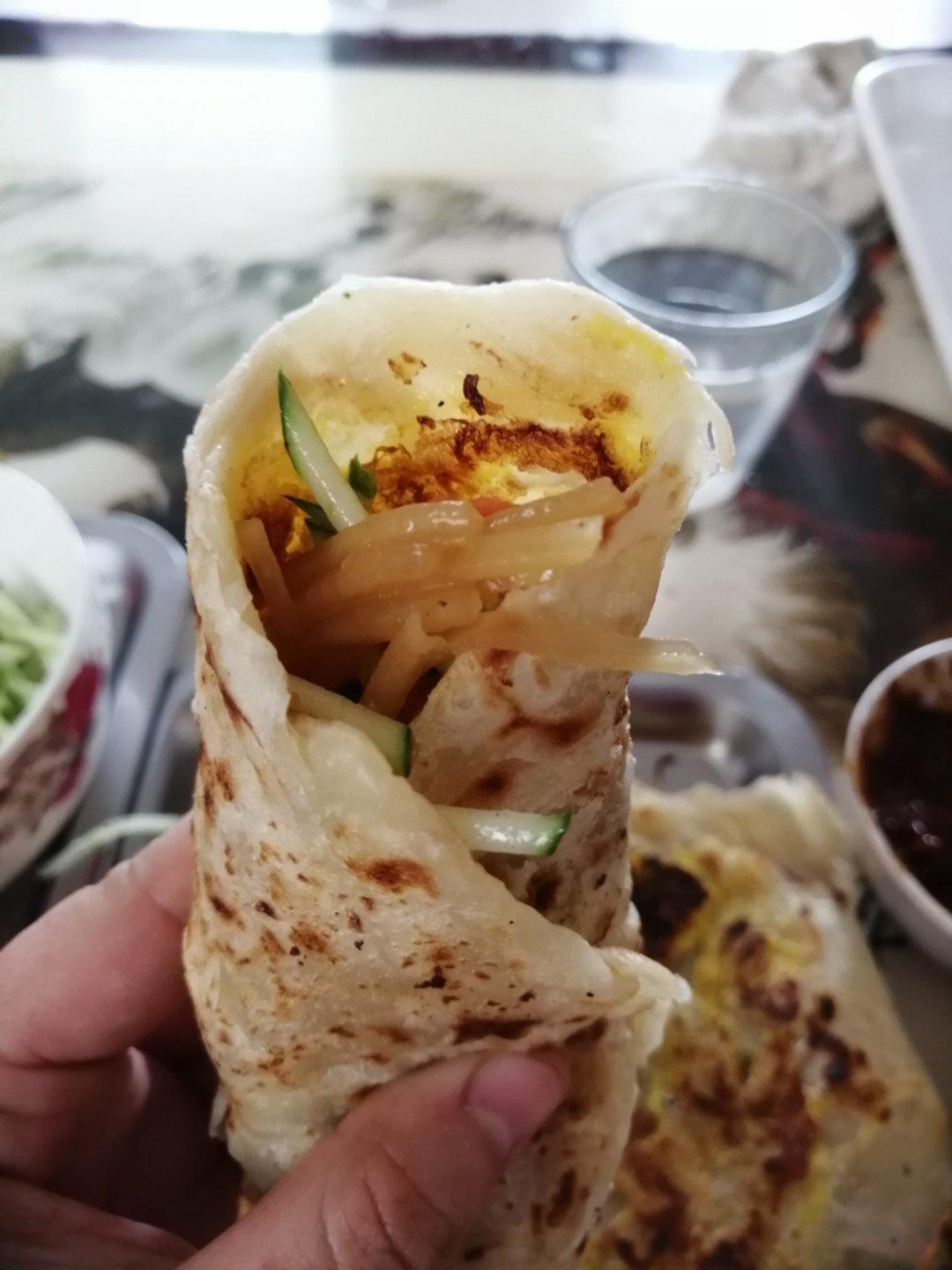 土豆丝卷饼