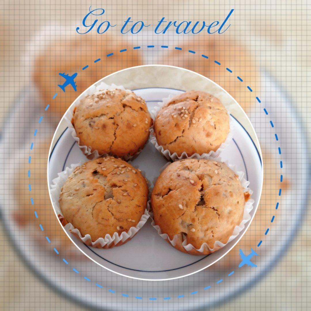 香蕉马芬蛋糕杯