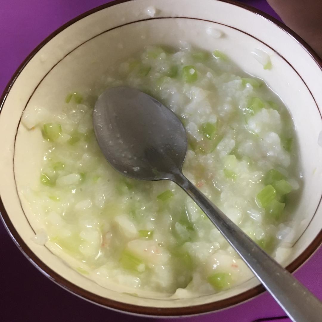 鲜虾香芹粥
