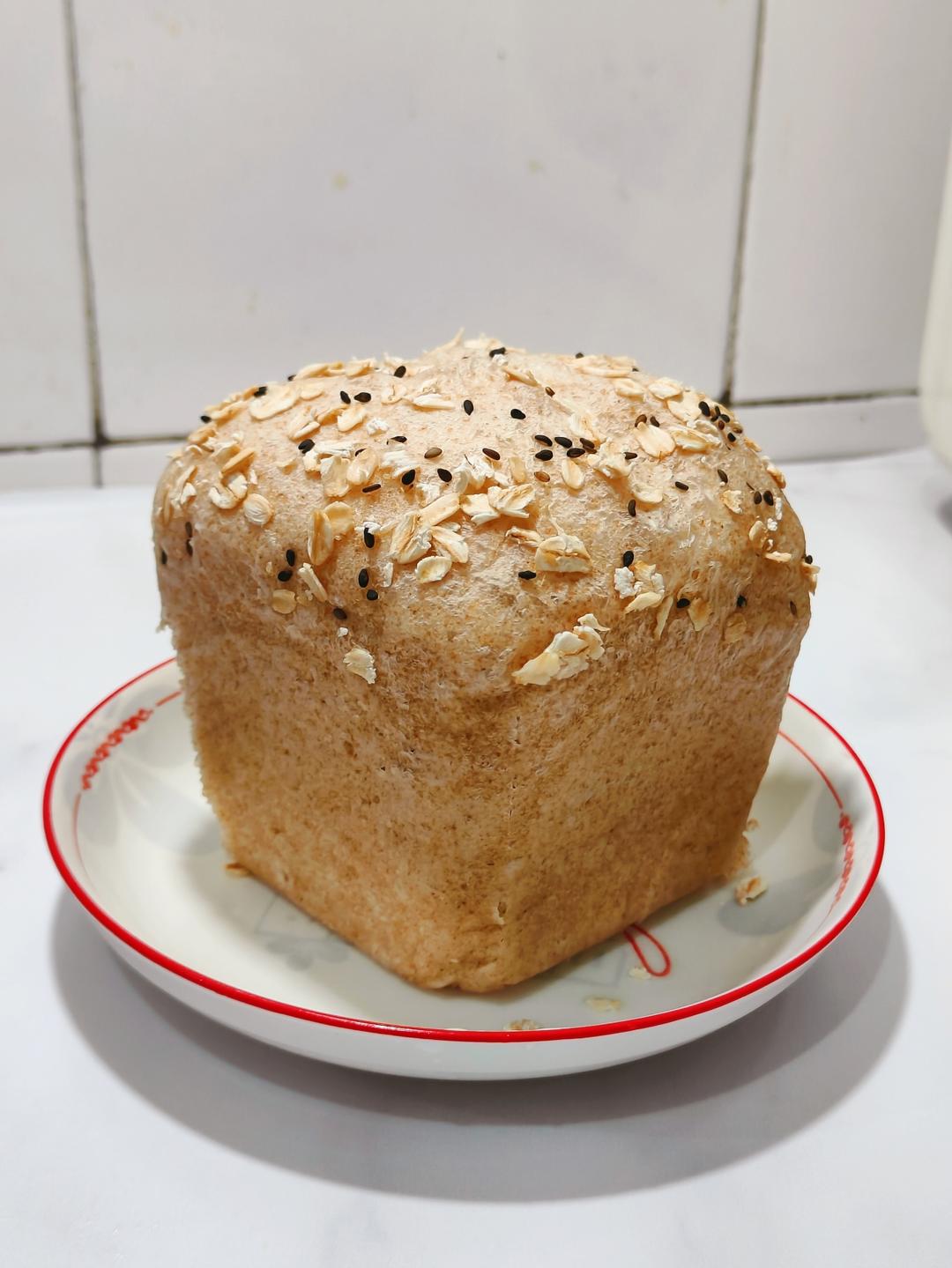 微波炉2分钟全麦吐司