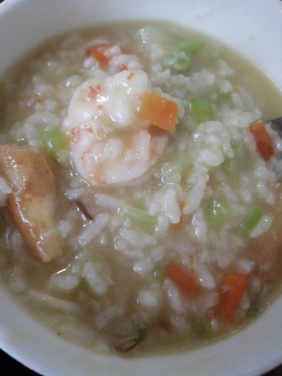 超美味的鲜虾粥