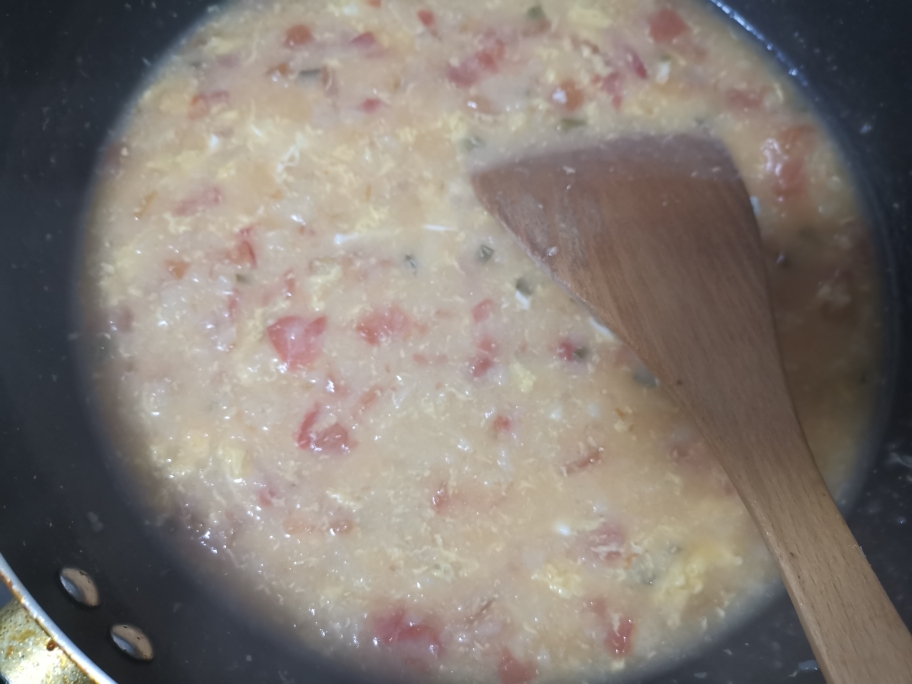 番茄蛋花疙瘩汤的做法 步骤6