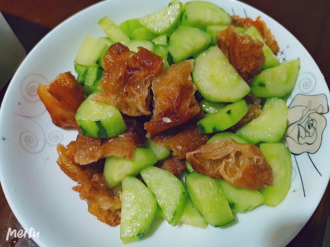 油条炒黄瓜