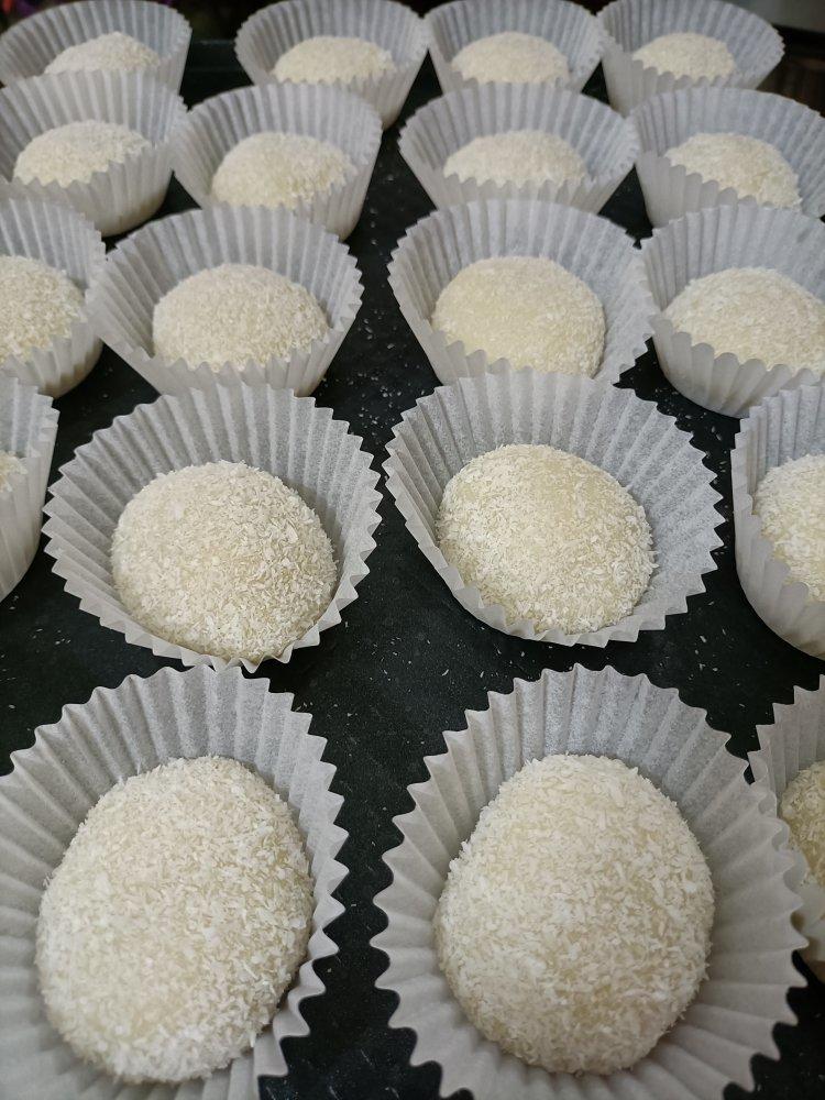 巨简单‼️软糯香甜‼️椰蓉花生糯米滋‼️不粘牙，好吃到转圈圈