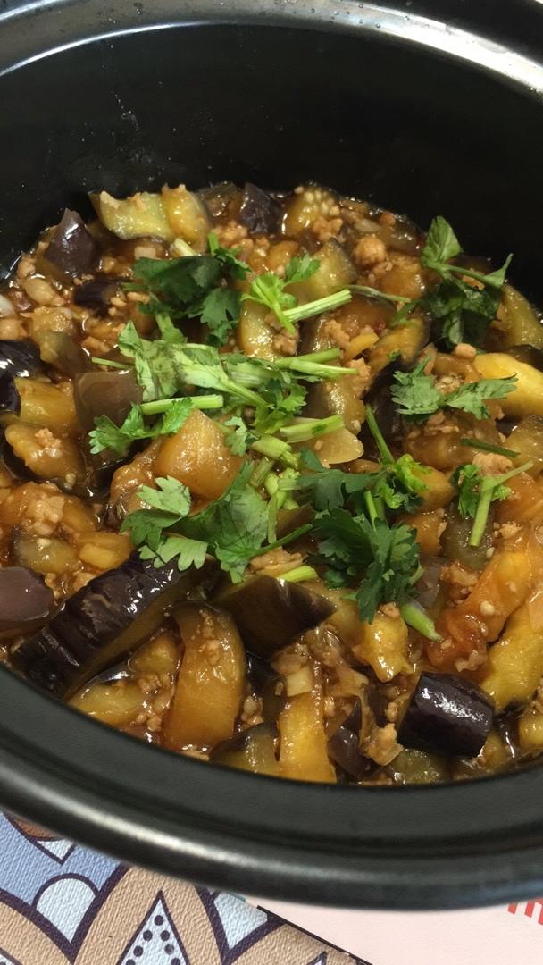 鱼香茄子煲 不用油炸 不用盐腌