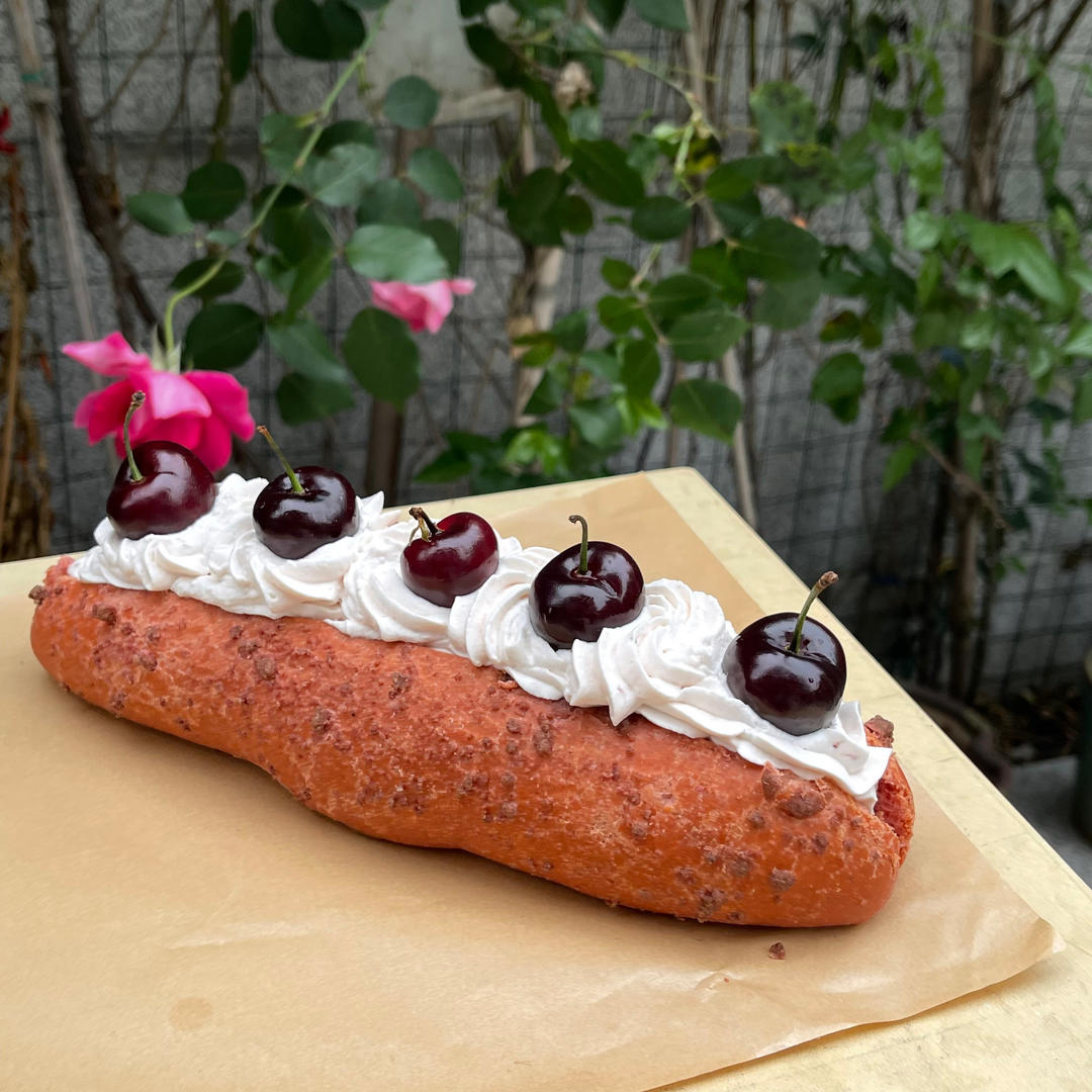 草莓乳酪软欧🍓草莓魔法棒面包/💕高颜值少女心