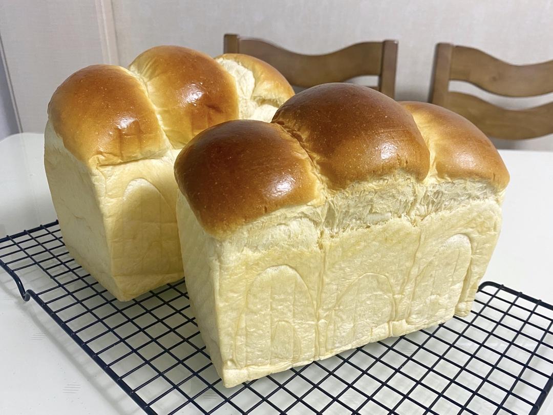 适合冬天制作的 100%中种嫩白牛奶吐司
