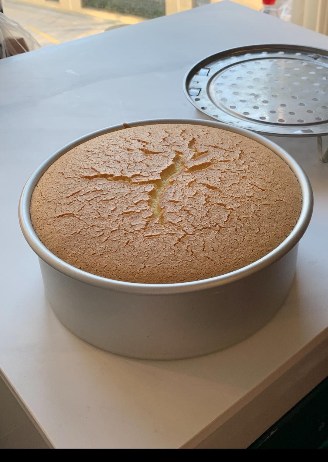 8寸戚风蛋糕（完美不开裂）