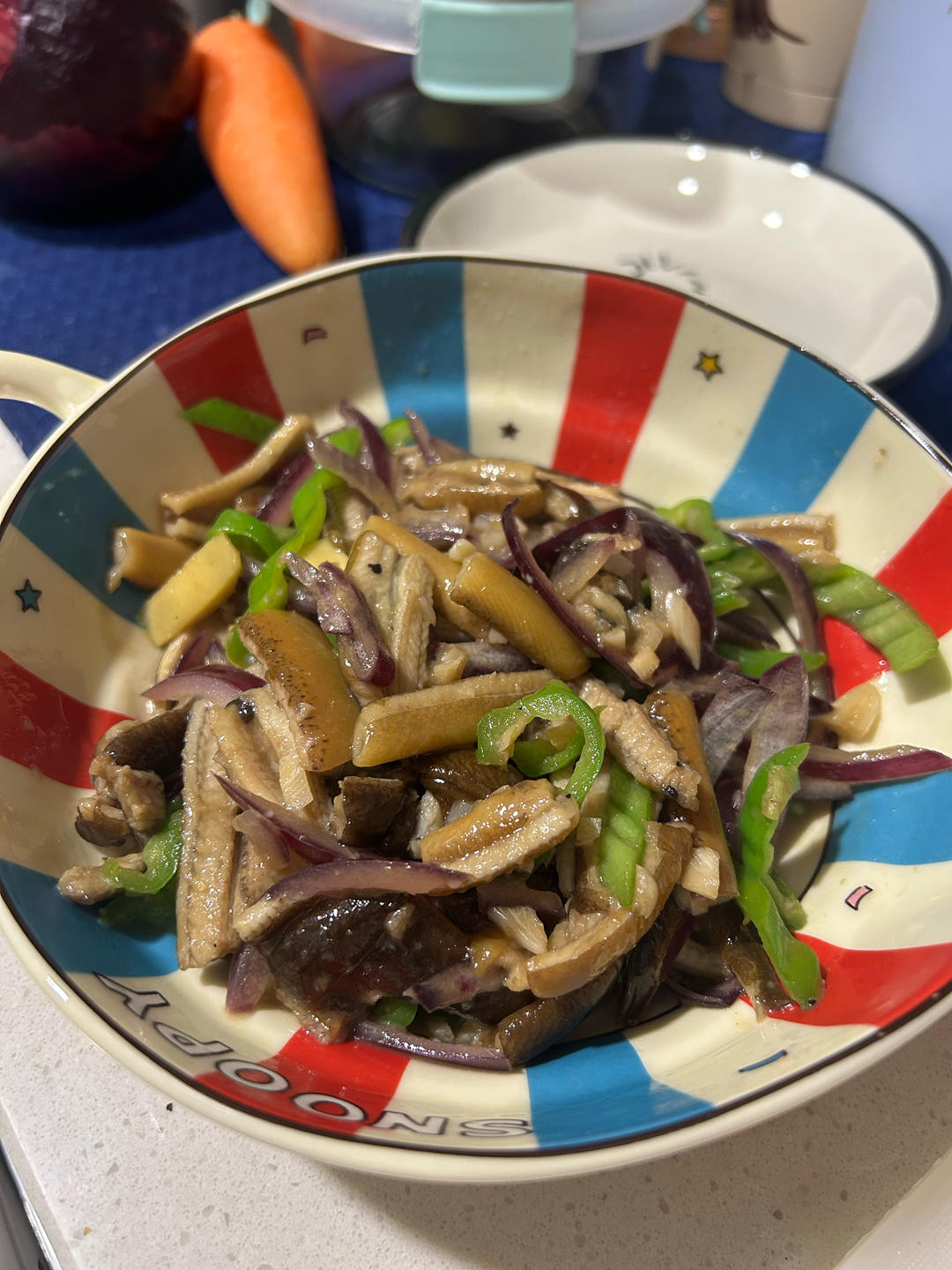 青椒炒鳝丝
