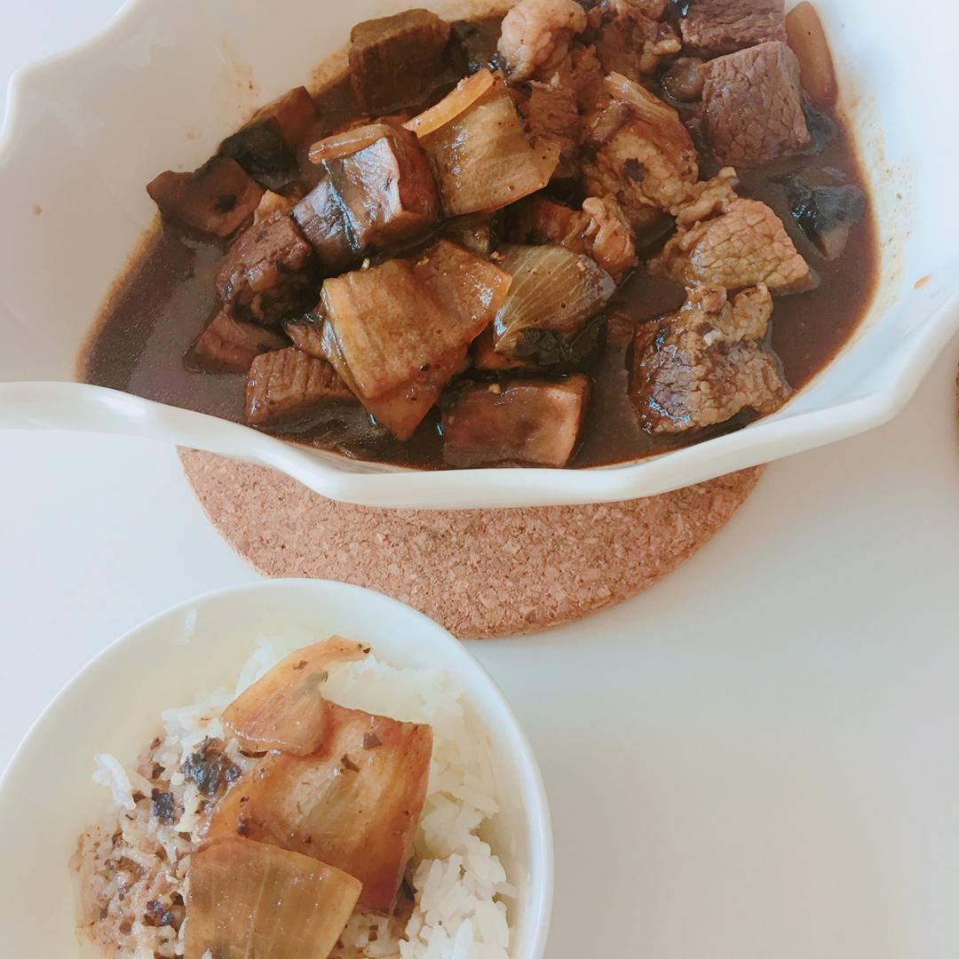 黑椒牛肉粒