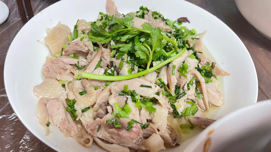 葱油鸡（详细版.吃了忘不了的美味）