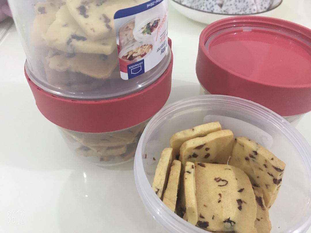 低糖少油版蔓越莓饼干