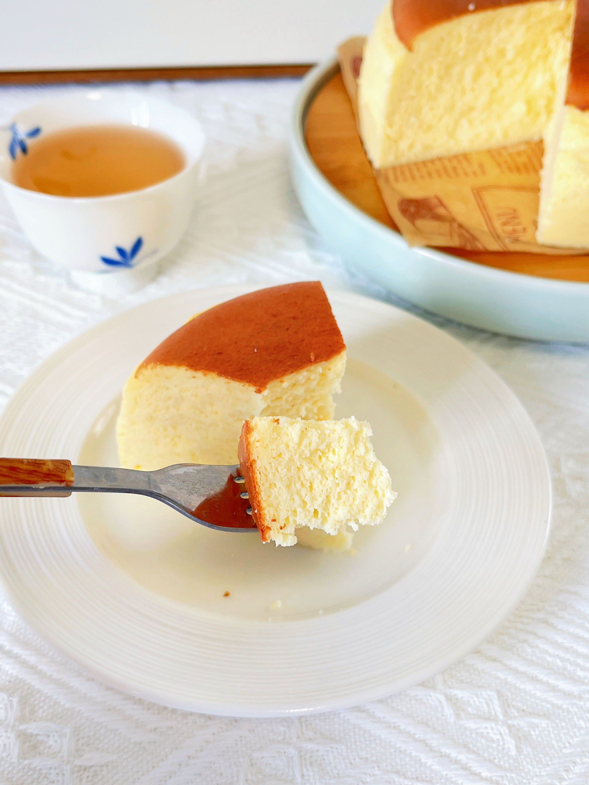 日式轻乳酪蛋糕㊙️kumo同款大师配方入口即化的做法 步骤3