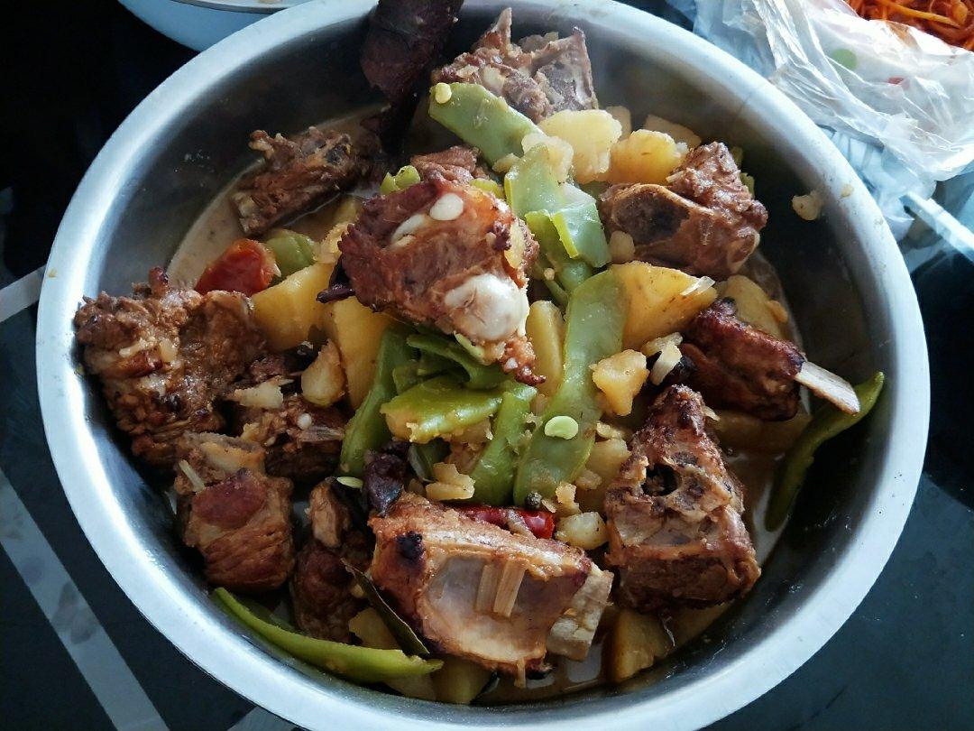 排骨炖豆角