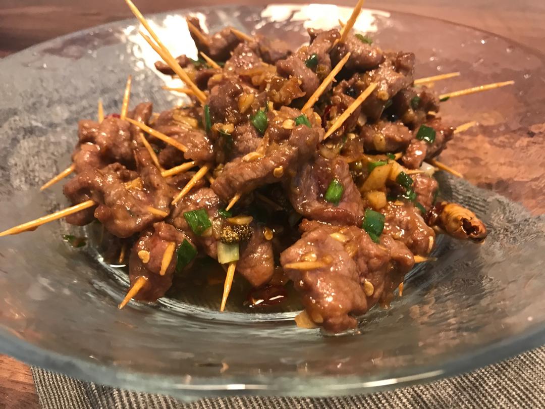 牙签牛肉 道地湖南味