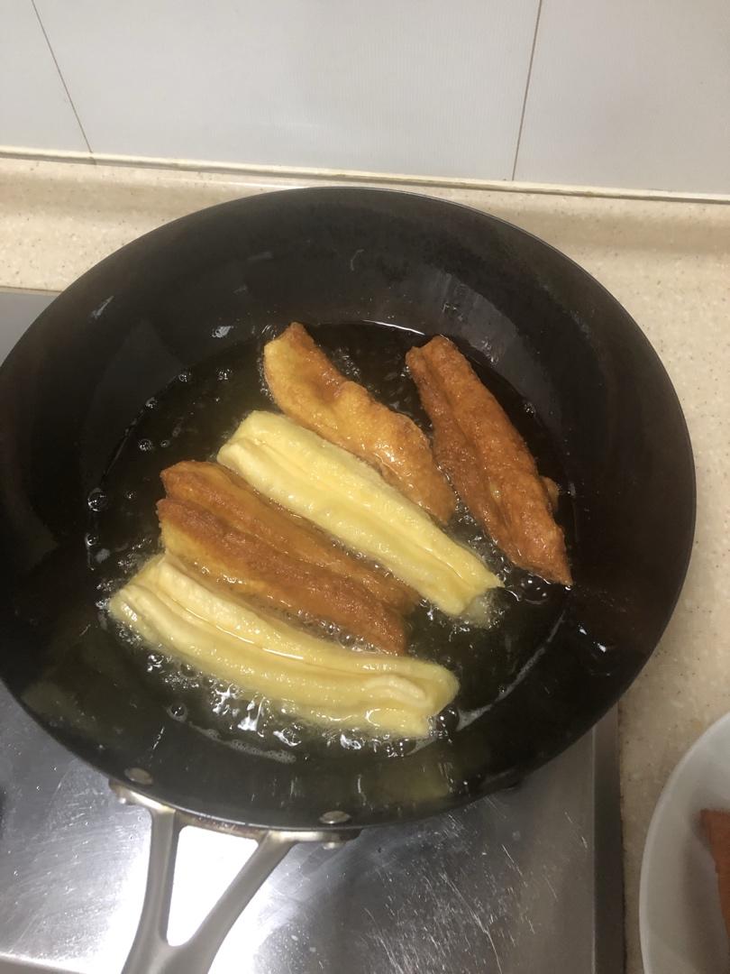 自制无泡打粉油条