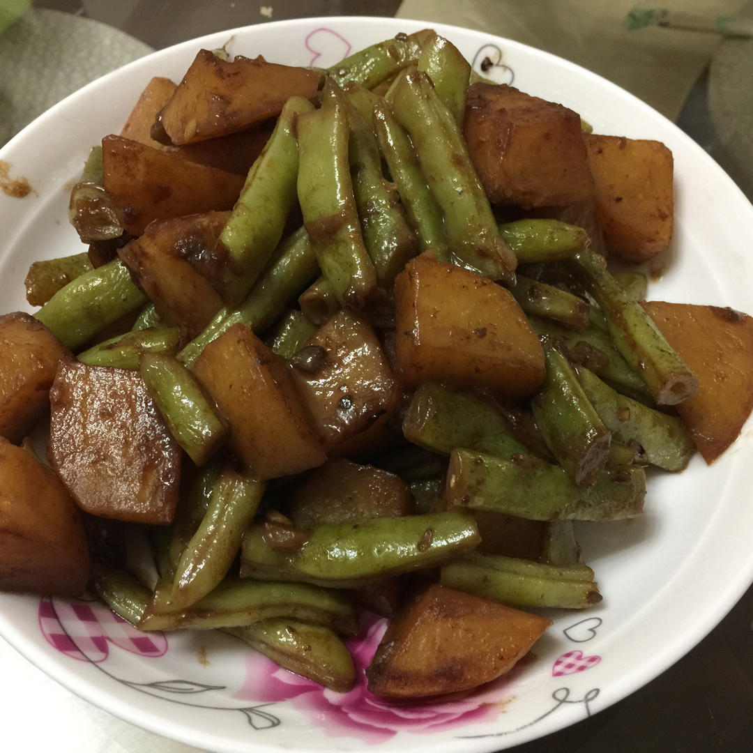 土豆炖豆角