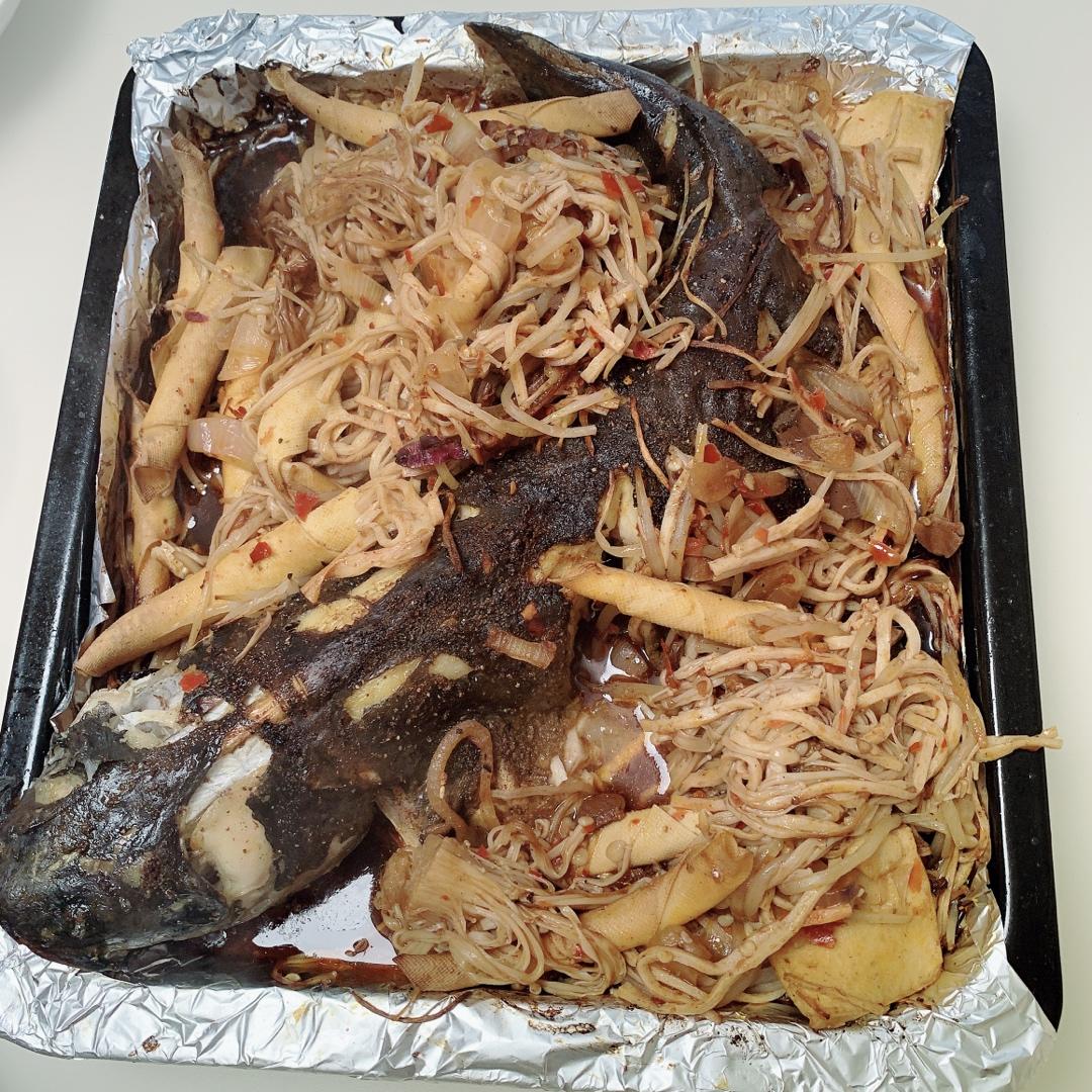 烤箱烤鱼