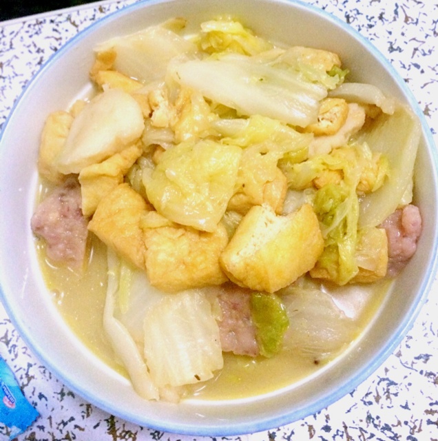 jennyf做的白菜焖豆泡