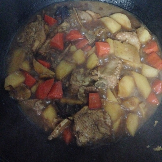 胡萝卜土豆炖排骨