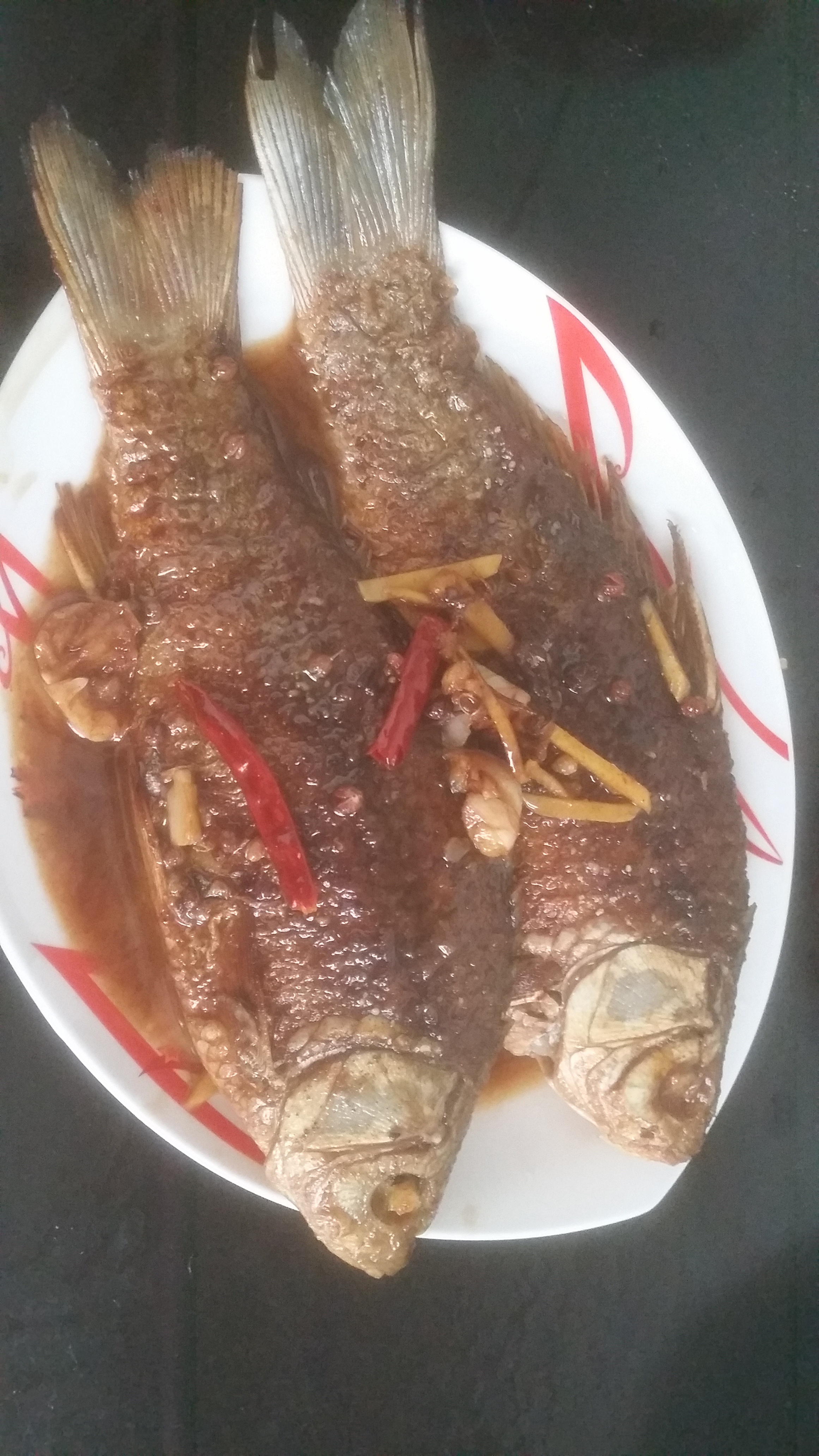 baby海蓝之夏做的家常红烧鱼