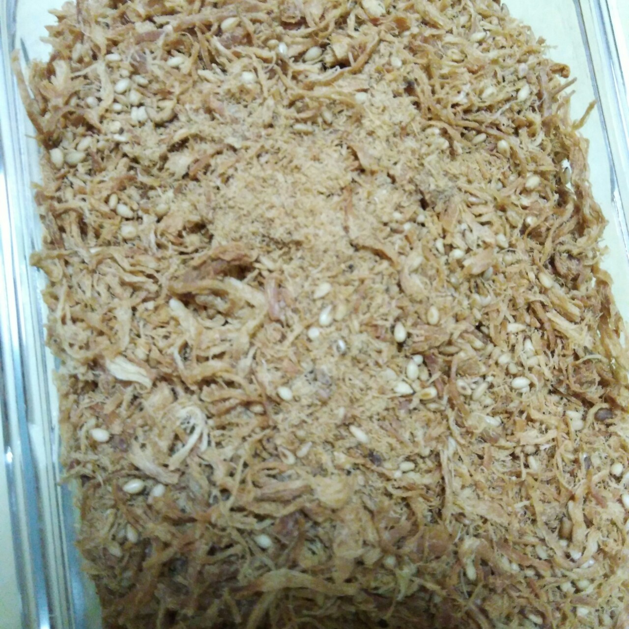 自制面包机肉松