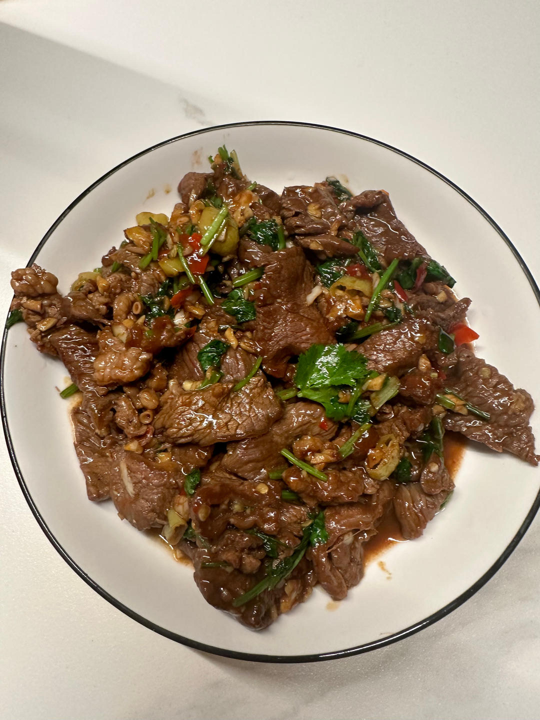 小炒牛肉（肉嫩味香）