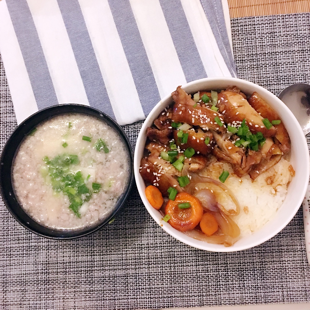 照烧鸡腿饭