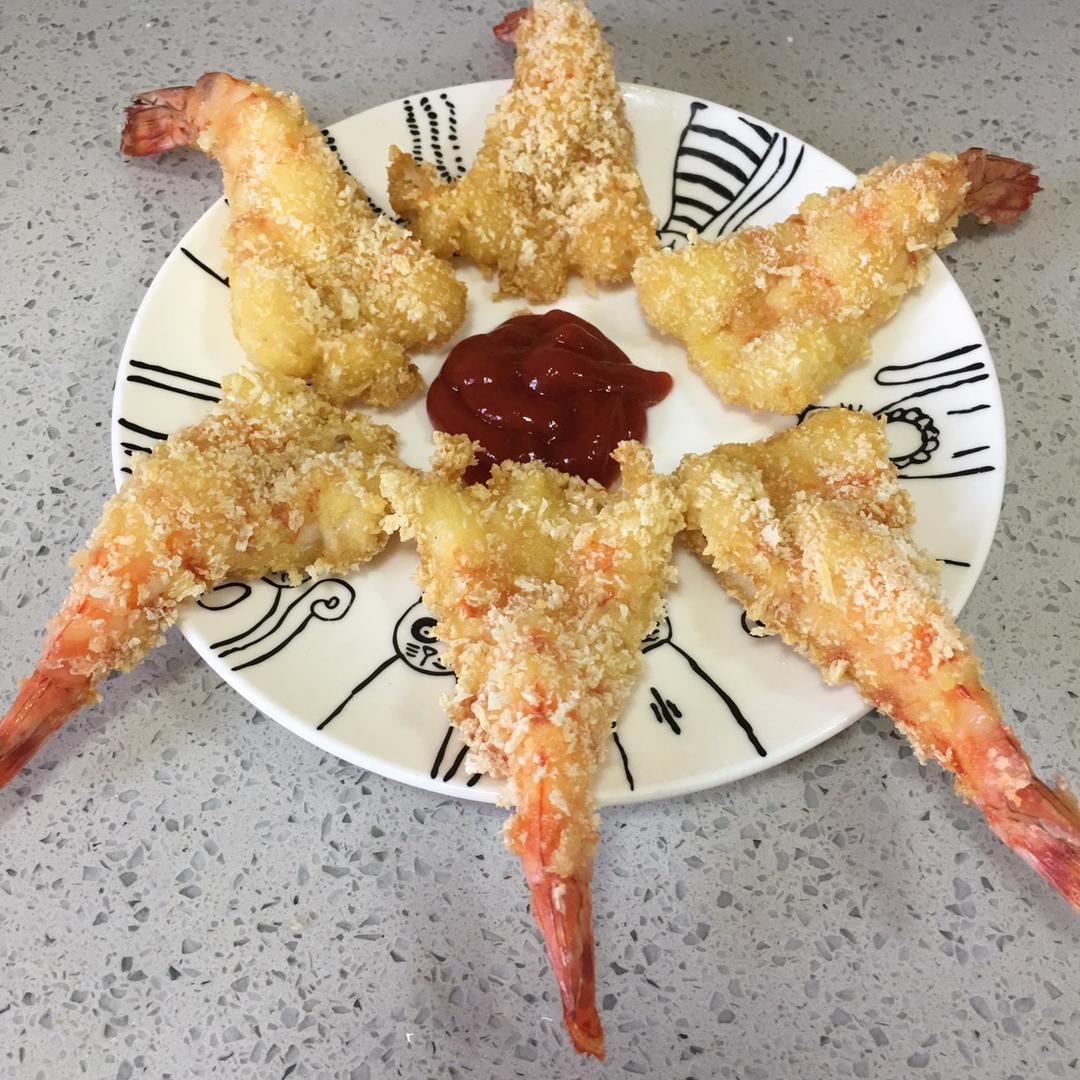 面包糠炸虾