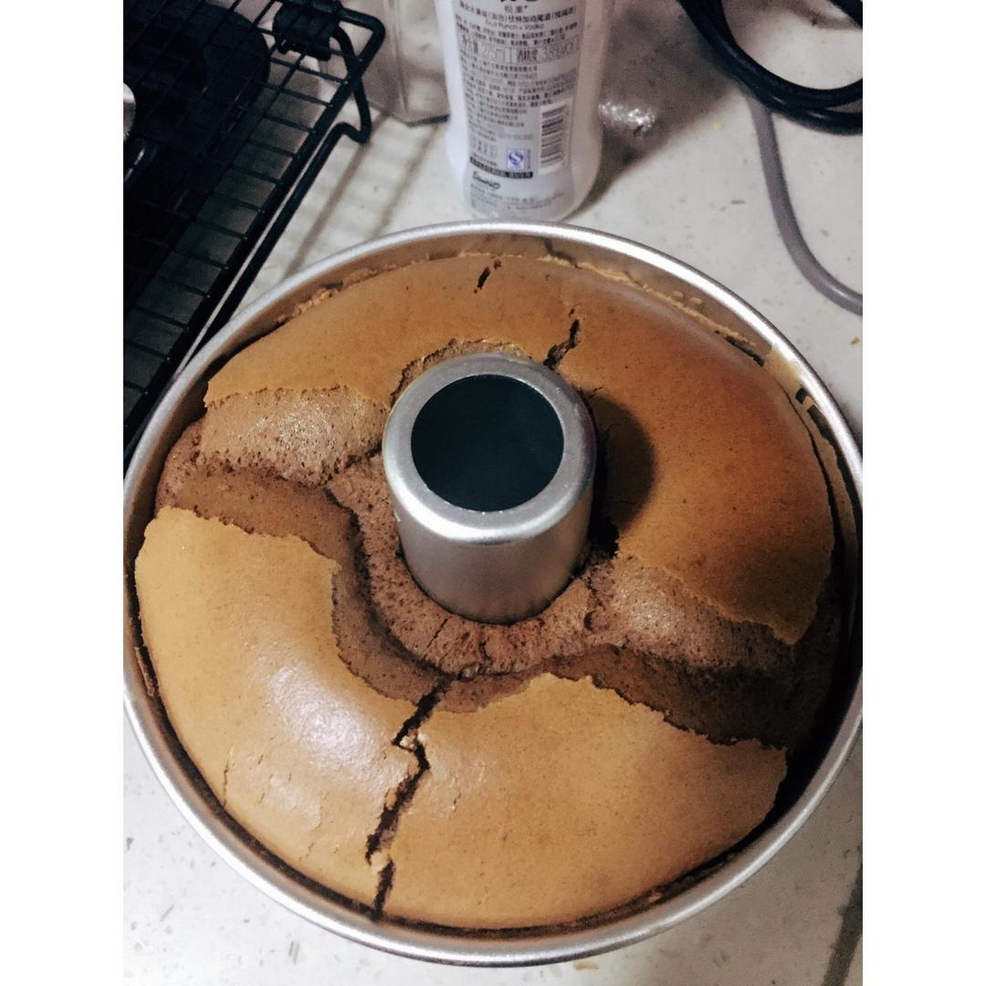 口味升级版～咖啡百利甜戚风（17cm或18cm中空模）
