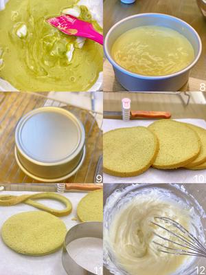抹茶红豆奶酪裸蛋糕的做法 步骤4