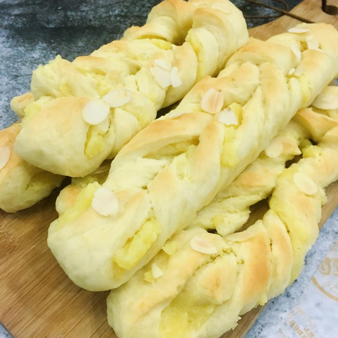 奶黄面包条（汤种法）