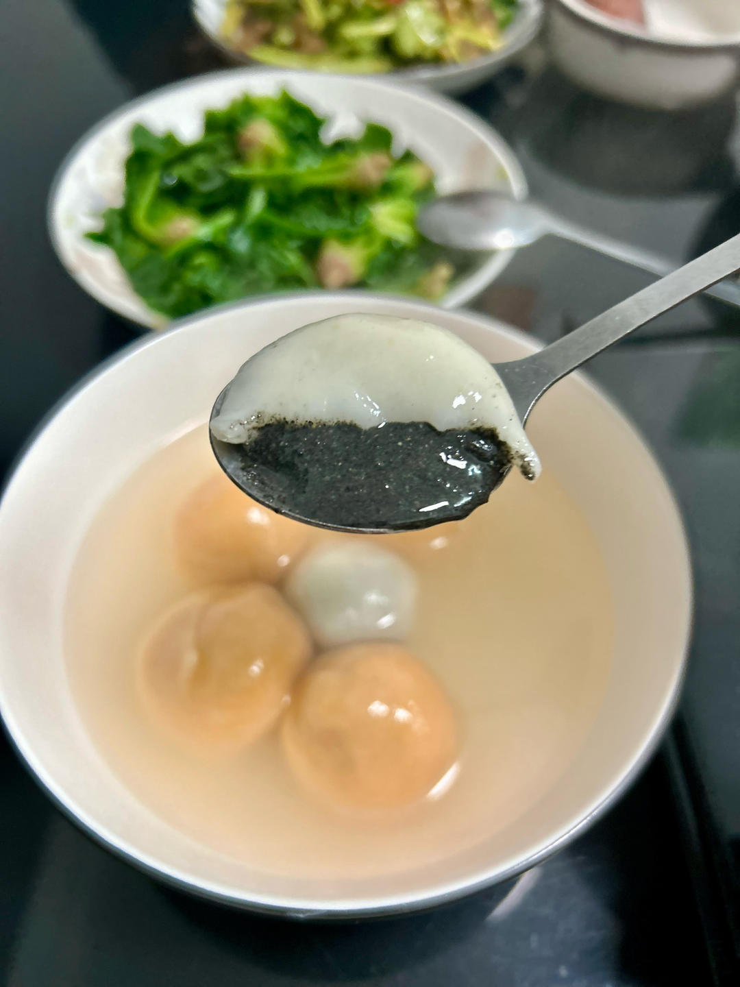 流沙黑芝麻汤圆（附汤圆皮配方比例）