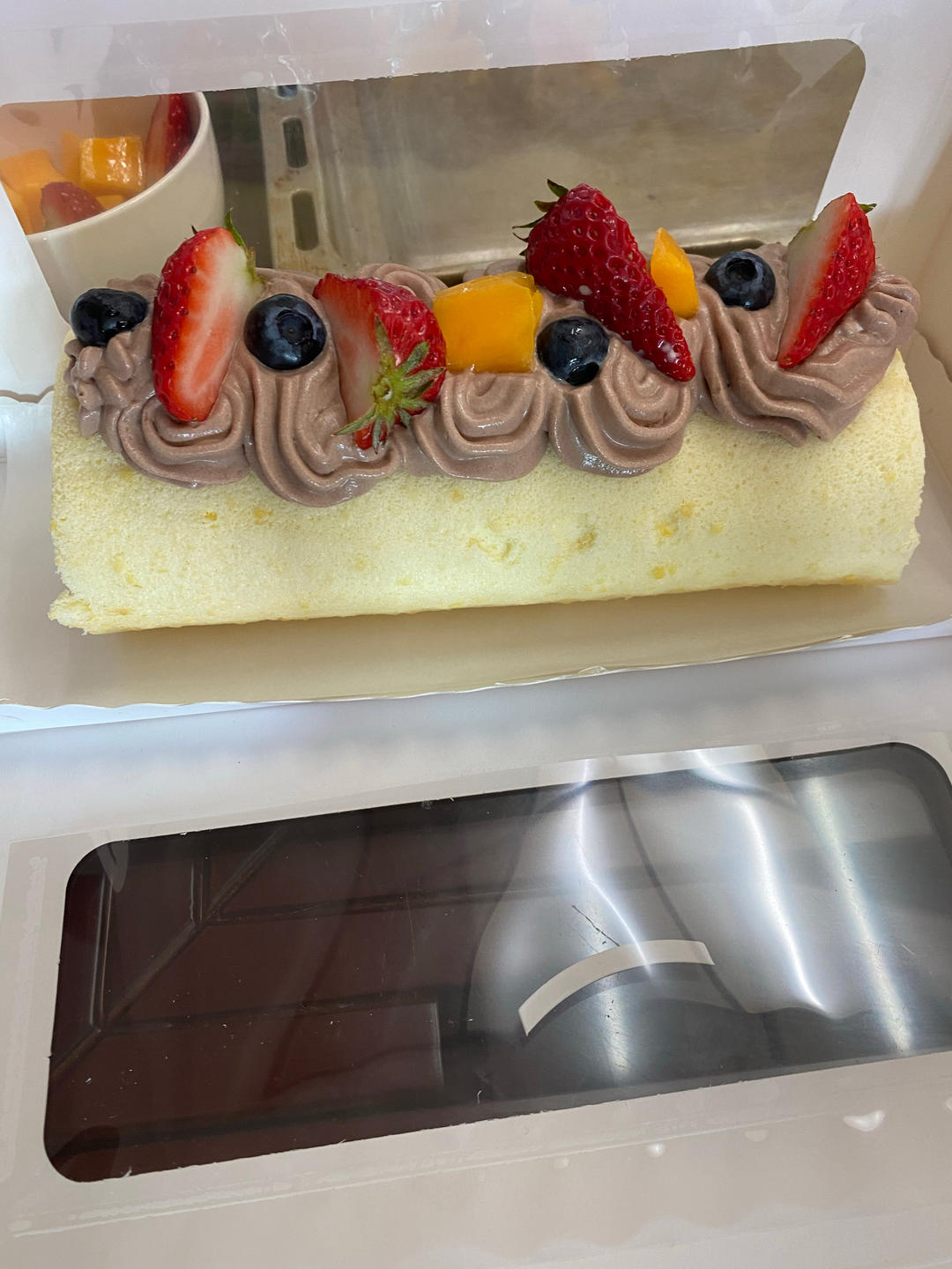 女王节，粉粉嫩嫩的草莓乳酸菌天使瑞士卷C70