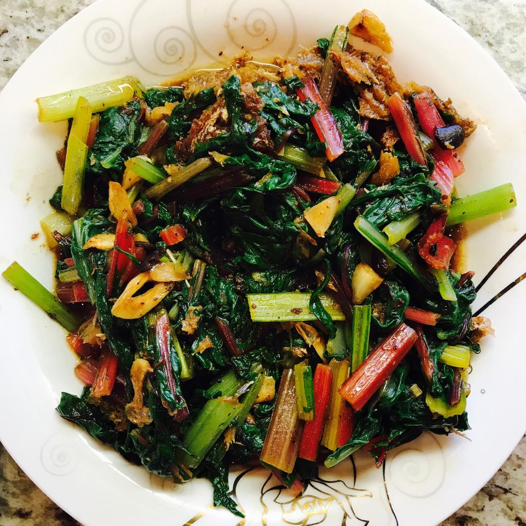 豆豉鲮鱼瑞士甜菜