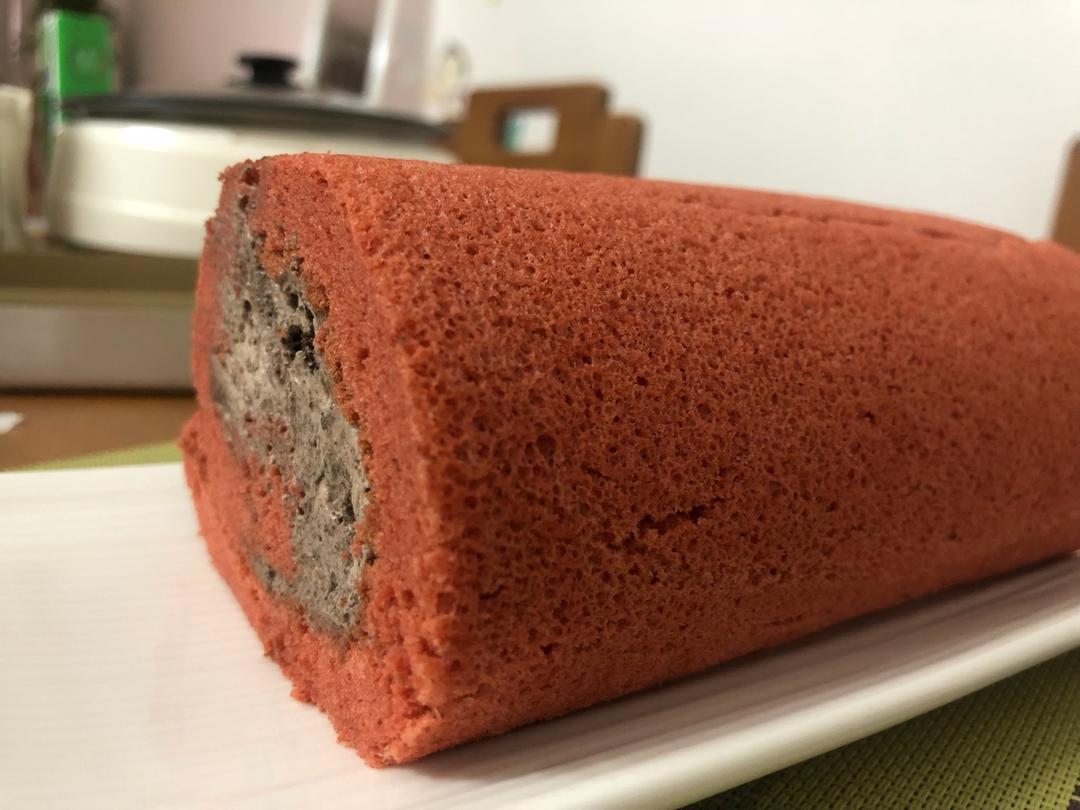 红丝绒蛋糕卷