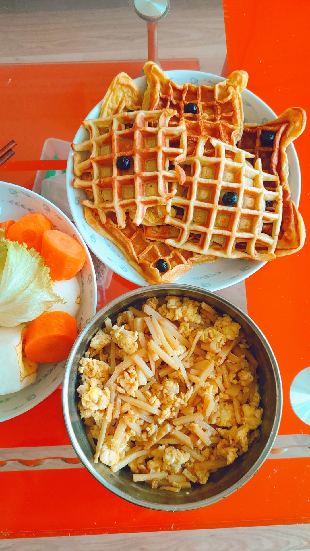 三明治早餐机/轻食机版华夫饼（私人笔记）