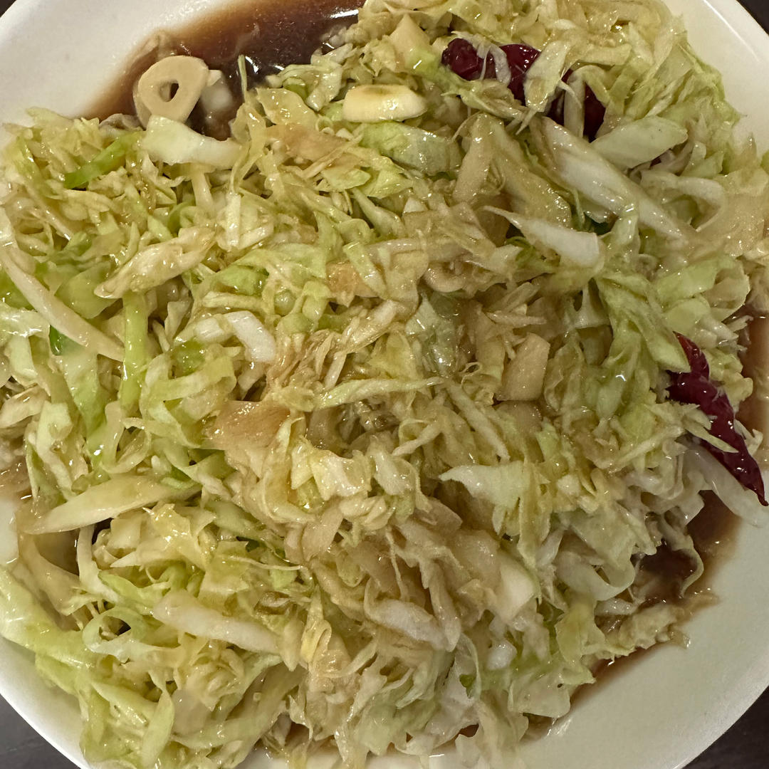 山西凉拌圆白菜