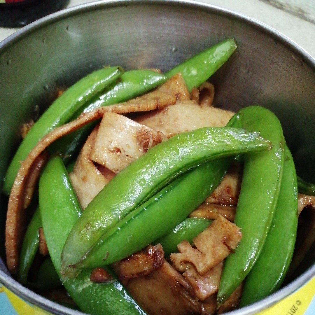 荷兰豆炒火腿