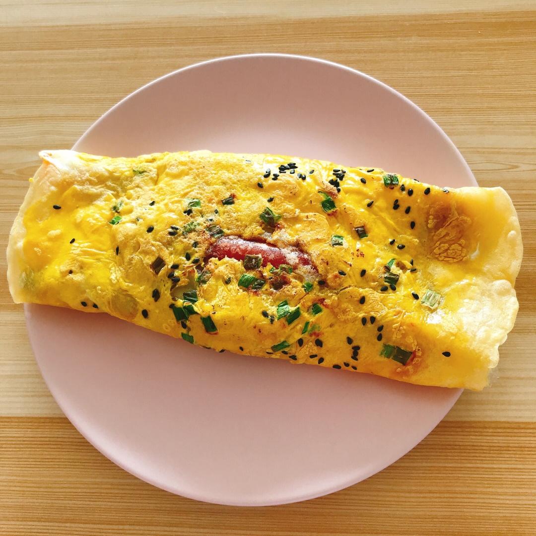 煎饼果子~~附面糊、薄脆、酱料做法，软糯香脆，跟买的一样口味，但干净的多的多