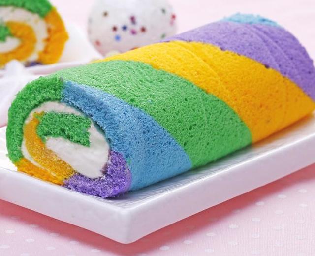 Bakingpie-彩虹蛋糕卷的做法
