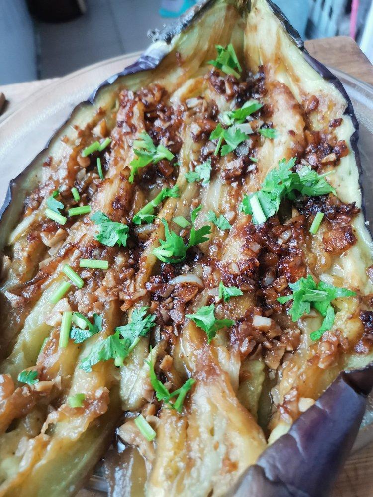 微波炉烤茄子