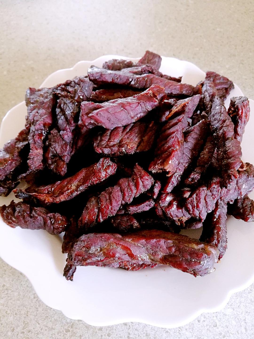 宝贝快长大做的好吃的不要不要的风干牛肉干