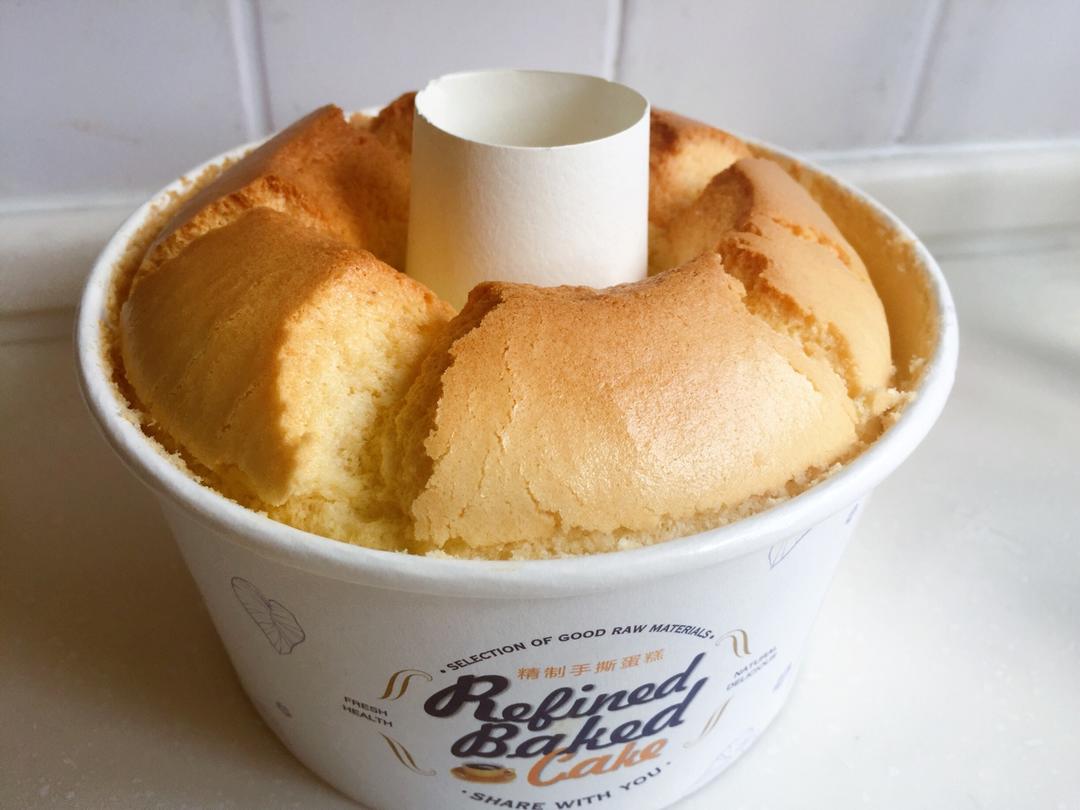 超快手方便的6寸原味戚风