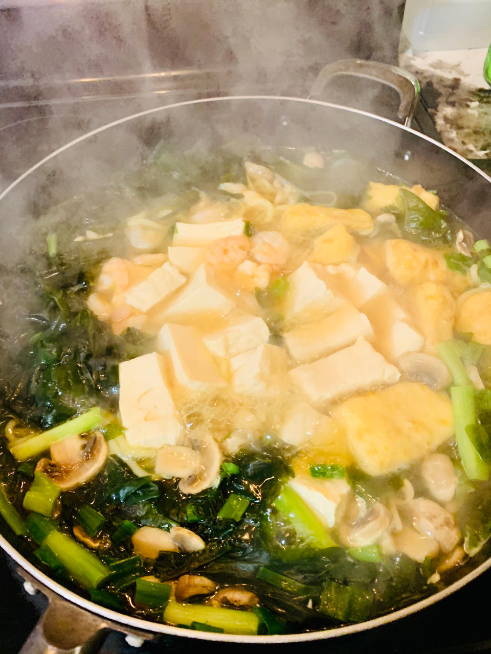 🔥超级好喝的虾仁海带豆腐汤～低脂美味还营养