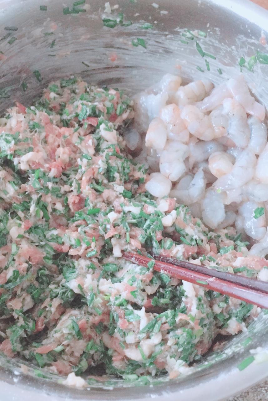韭菜虾仁鲜肉水饺