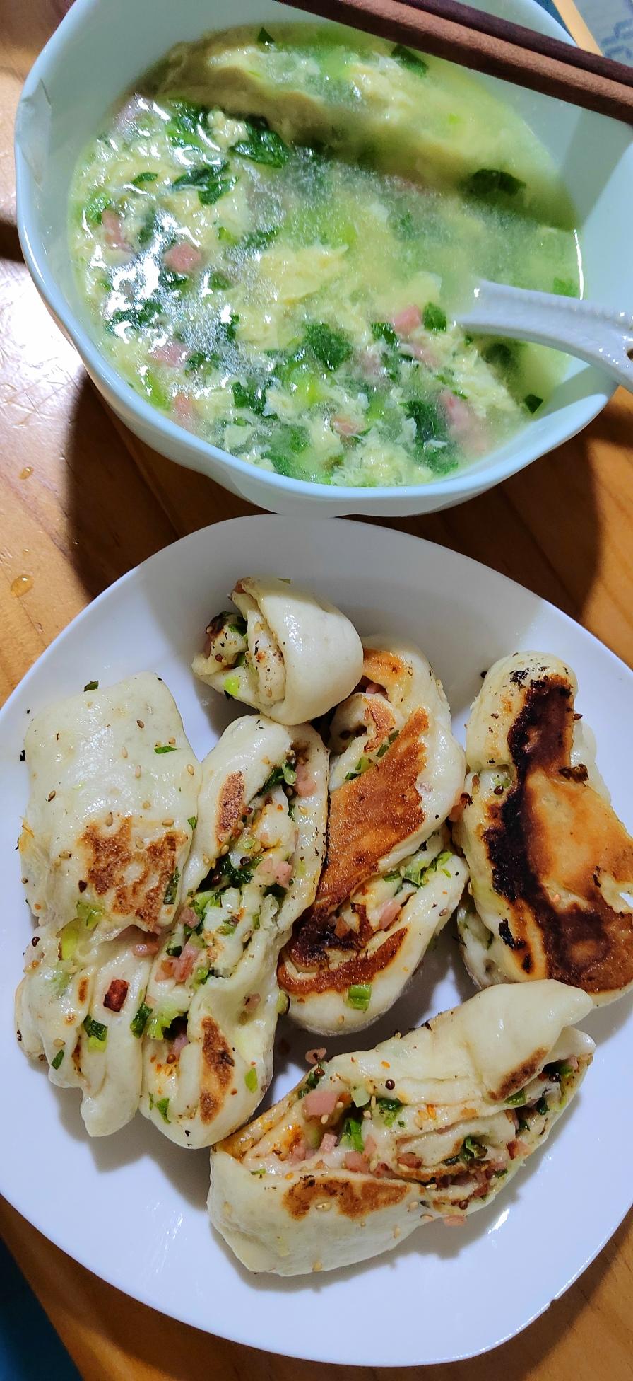 生煎花卷