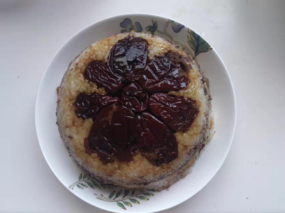 红枣豆沙切糕
