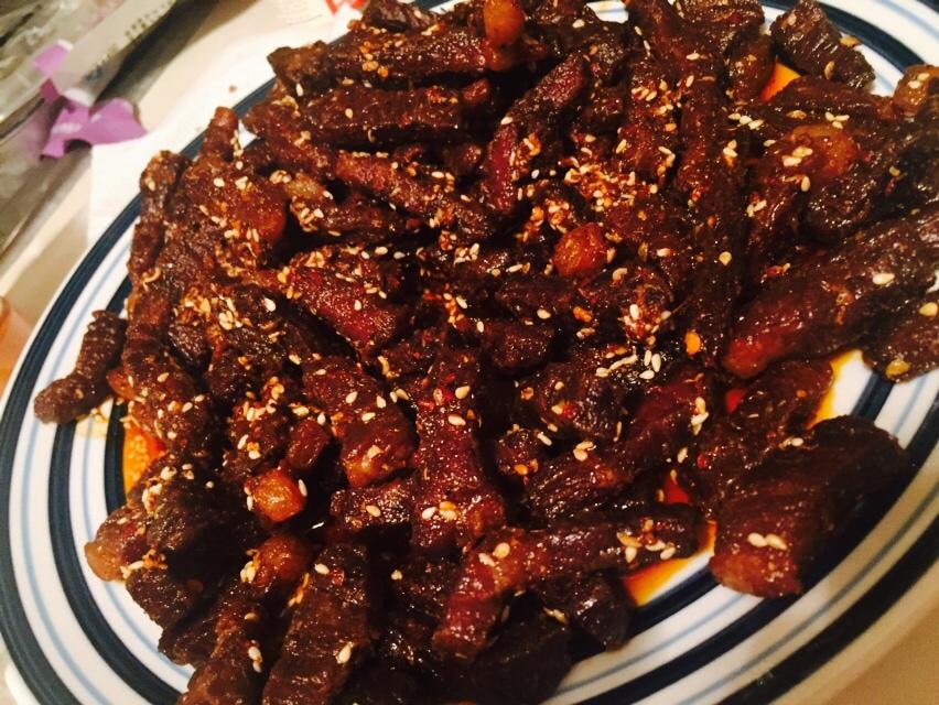 麻辣牛肉干