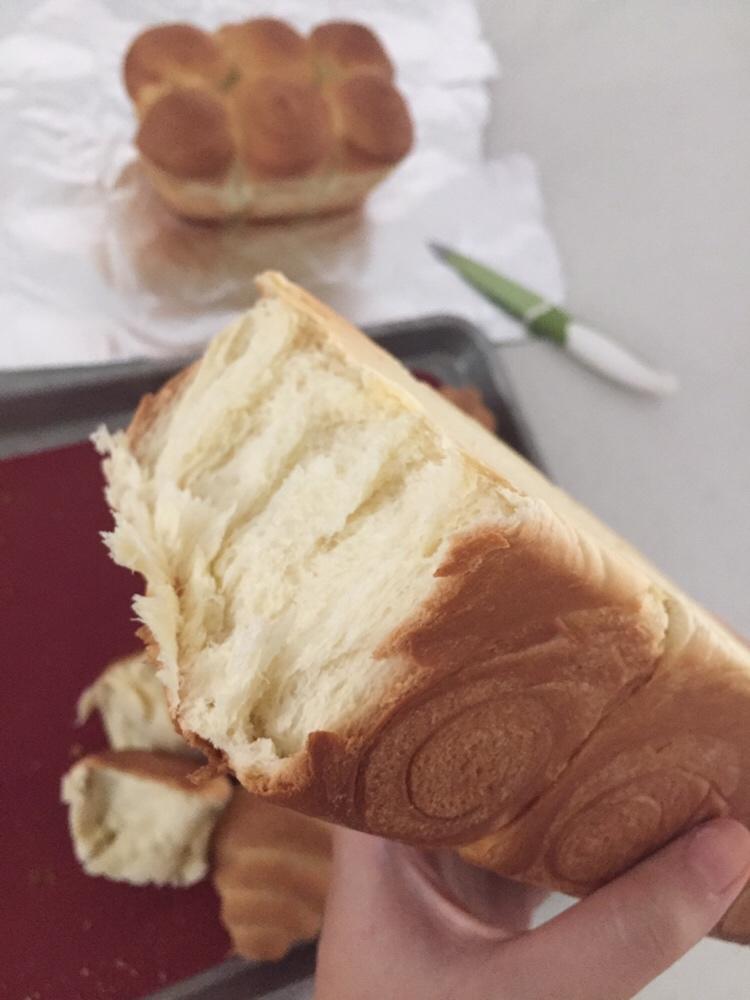 纯奶手撕吐司的做法 步骤1